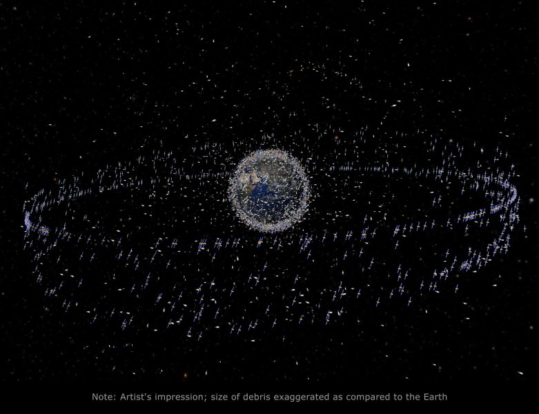 Weltraumschrott: EU-Raumfahrtagentur fordert Schutz von Satelliten