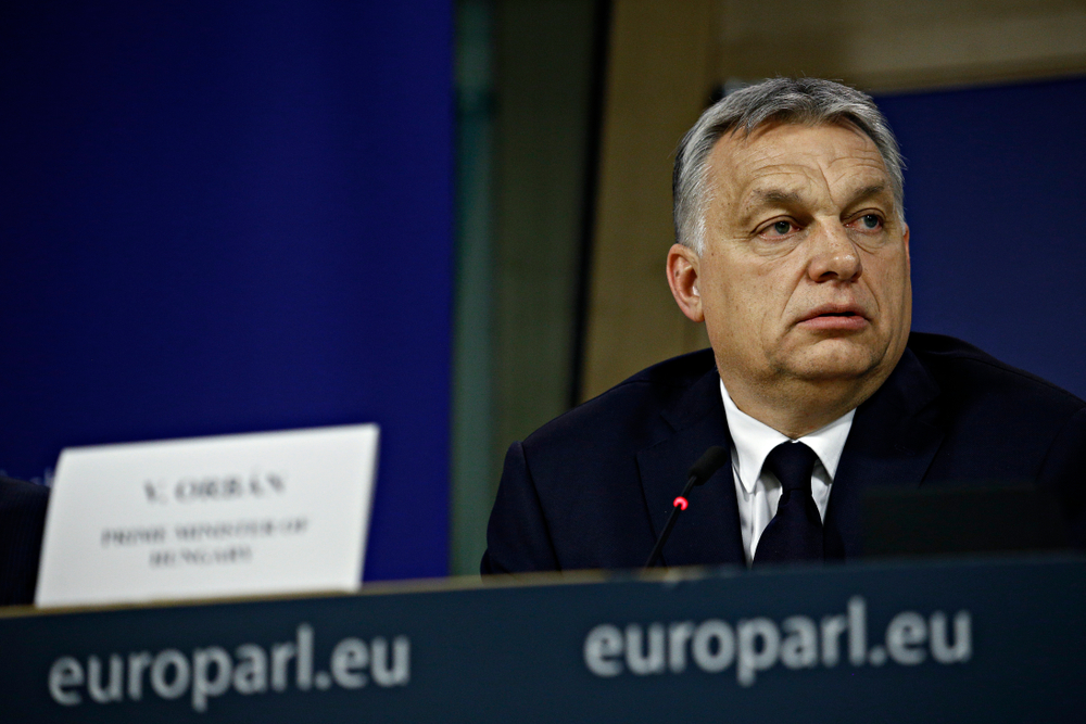 Brussels,,Belgium.,20th,March,2019.,Hungarian,Prime,Minister,Viktor,Orbangives