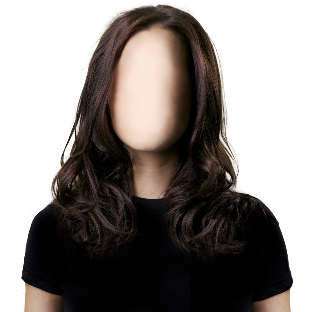 Woman,With,No,Face,,Empty,Clear,Face,Portrait,Of,A