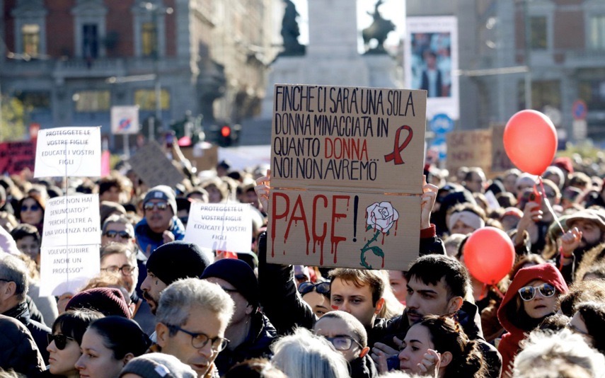 Italy marks International Day for the Elimination of Violence Against Women