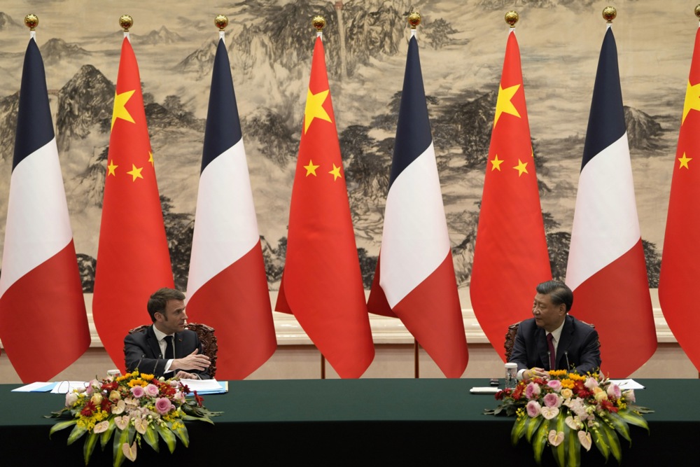 French President Emmanuel Macron visits China
