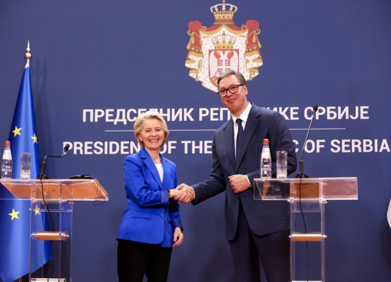 Von der Leyen: Serbiens EU-Beitritt nur mit Normalisierung zu Kosovo
