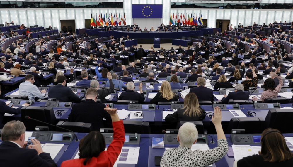 European Parliament session in Strasbourg