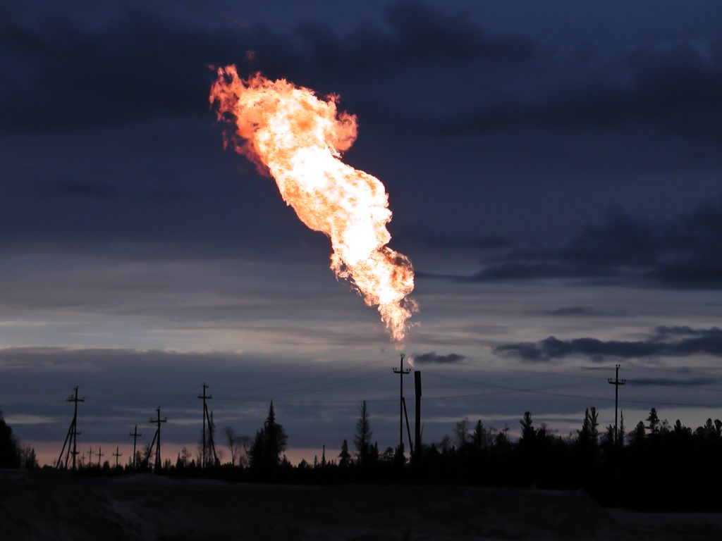Picture,Of,Burning,Oil,Gas,Flare,Outdoors