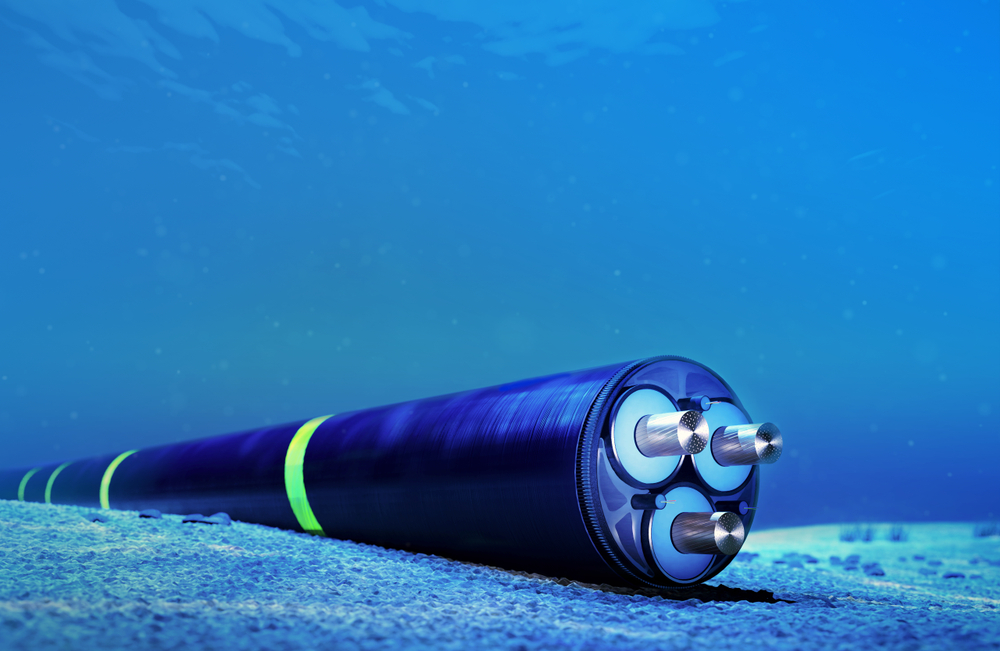 3d,Rendering,Of,A,Submarine,Power,Cable,On,The,Seabed