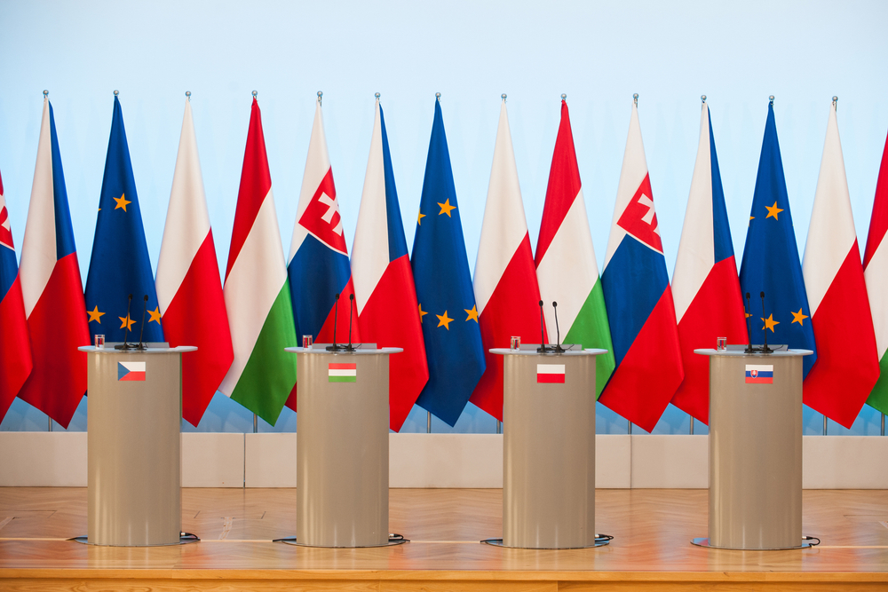 Lags,Of,The,Visegrad,Group,Of,The,European,Union,Czech