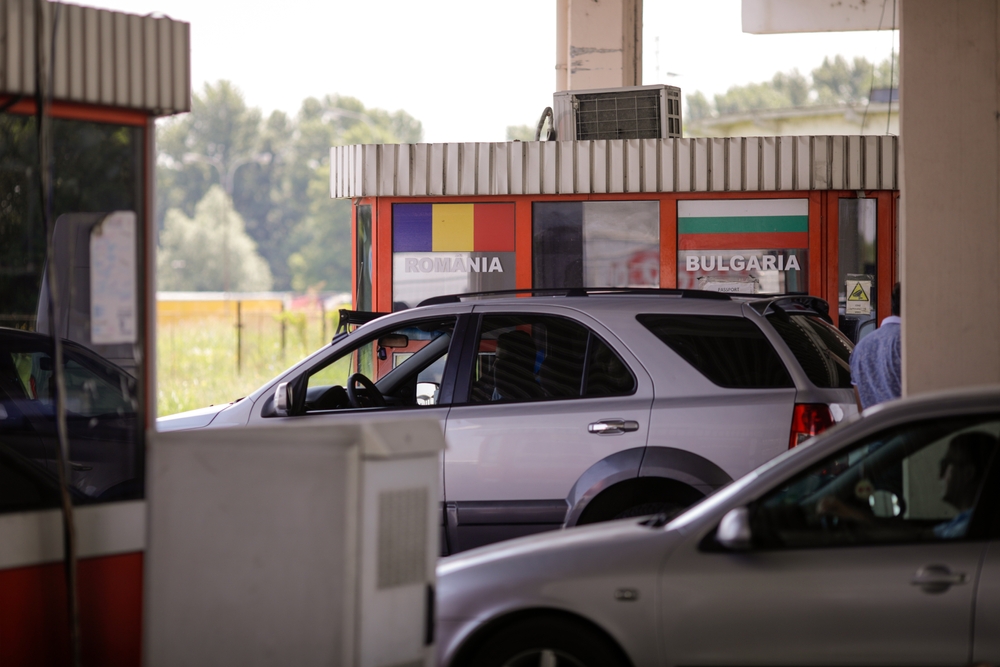 Giurgiu,,Romania,-,July,1,,2021:,The,Land,Border,And