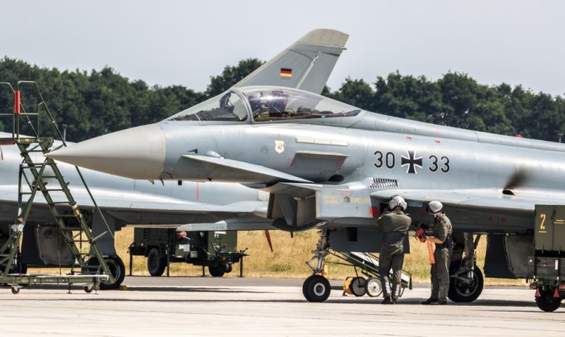 Deutsche Eurofighter treffen zur Unterstützung in Rumänien ein