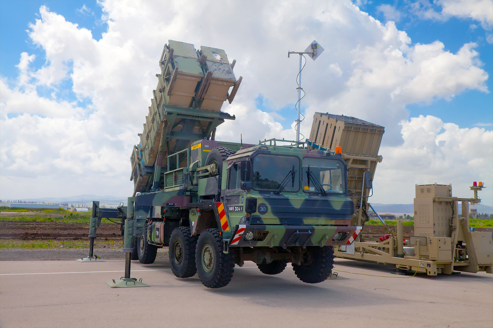 Ramat,David,,Israel,-,April,23:,Patriot,Guided,Missile,System