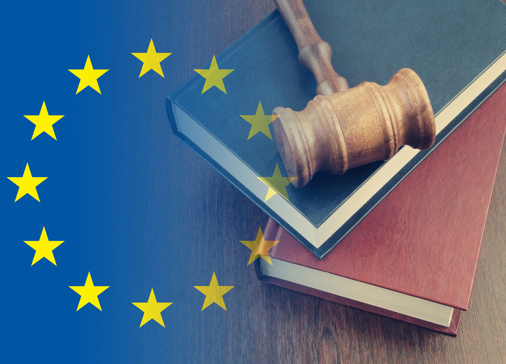 Gavel,And,Legal,Books,On,Wooden,Table,,Collage,With,European