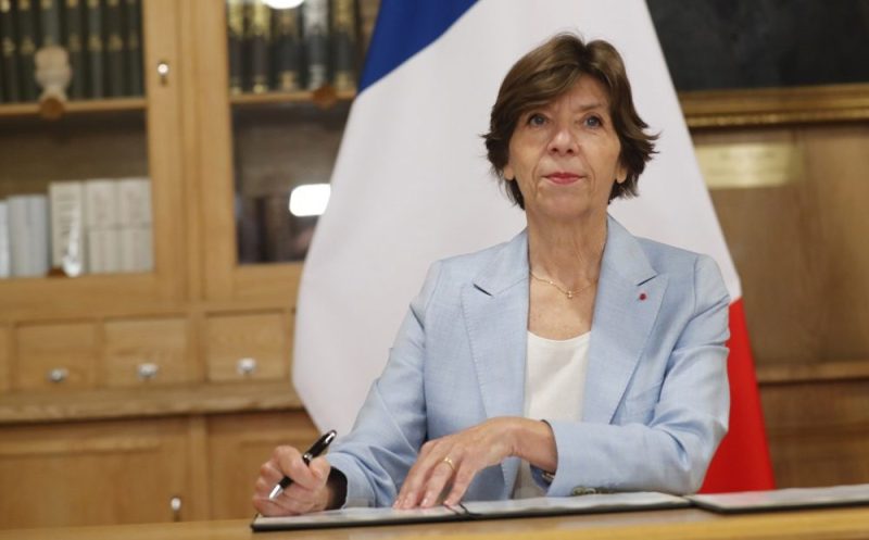 Frankreichs Außenministerin fordert dauerhaften Waffenstillstand in Gaza
