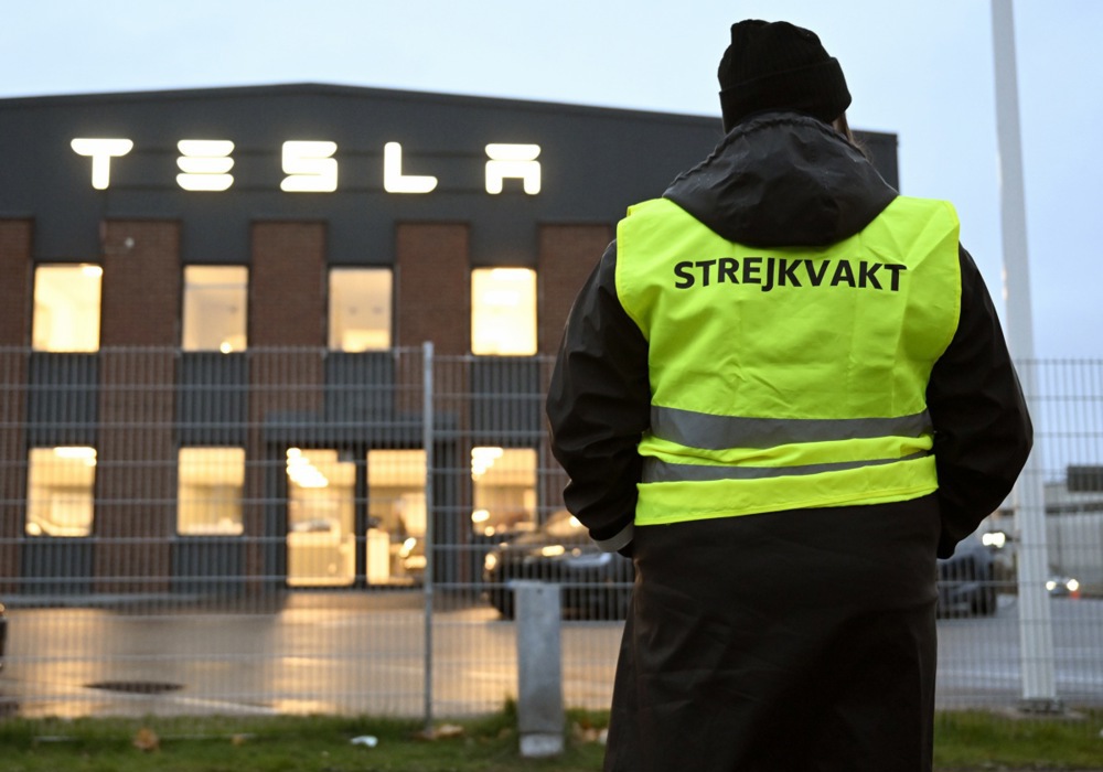Dänische Gewerkschaft unterstützt schwedische Kollegen im Streit mit Tesla