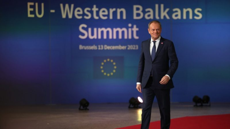 Potenzieller Balkan-Fürsprecher: Donald Tusk auf erster Reise nach Brüssel