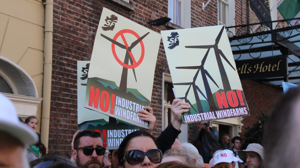 Wind protest