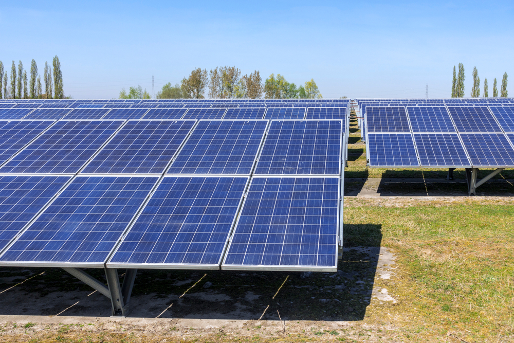 Solar,Panels,Of,Photovoltaic,Power,Station,/,Solar,Park,For