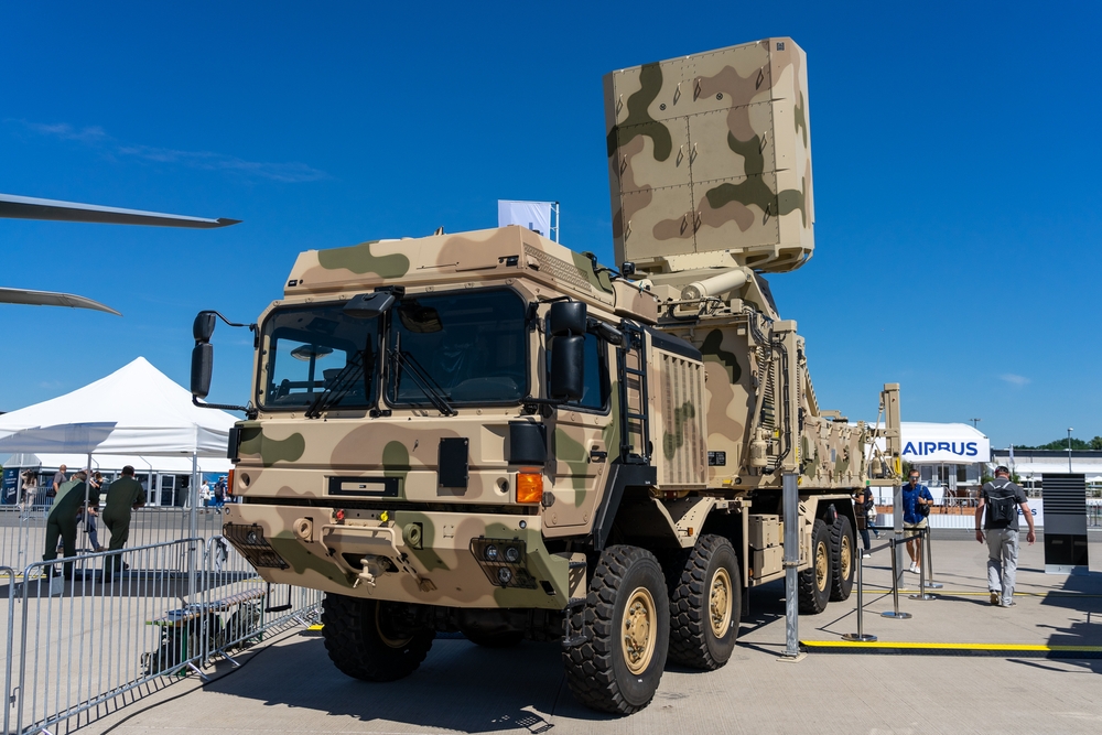 Berlin,,Germany,-,June,23,,2022:,Multifunctional,Radar,Iris-t,Slm