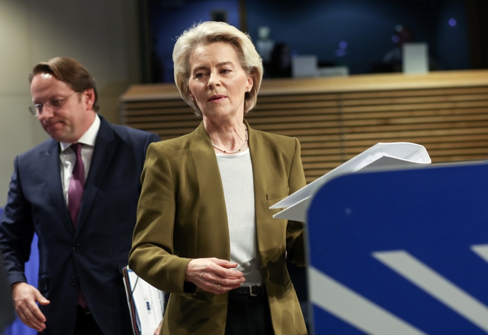 Press conference on EU’s enlargement policy in Brussels