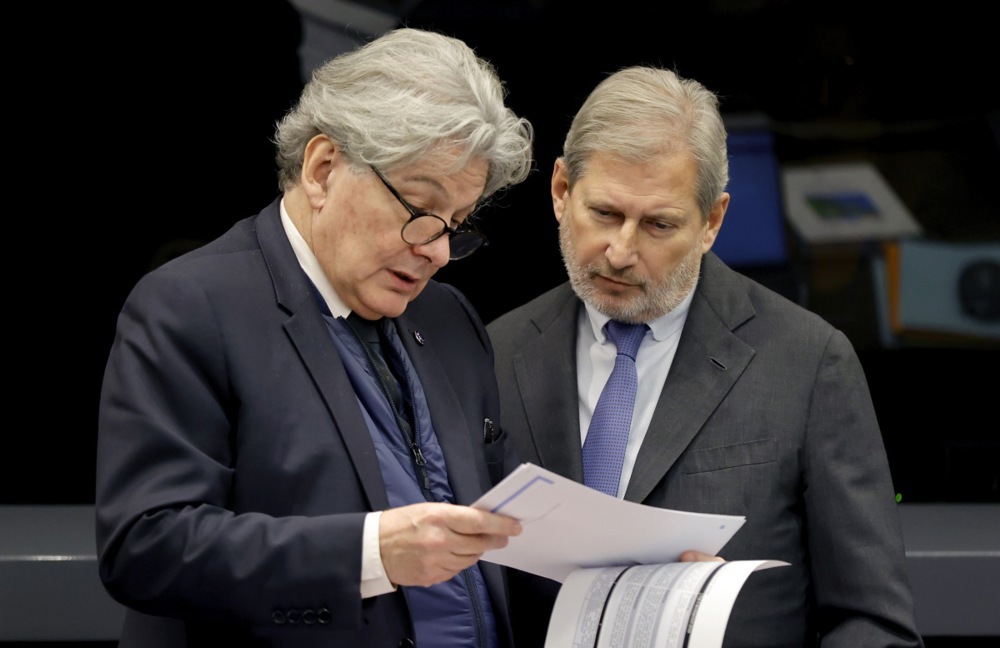 European Parliament session in Strasbourg