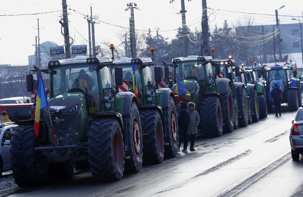 Farmers and hauliers‘ protest in Romania on the twelfth day