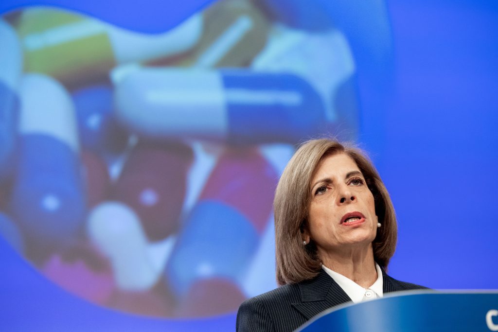 Press conference by Stella Kyriakides, European Commissioner, on addressingmedicine shortages in the EU