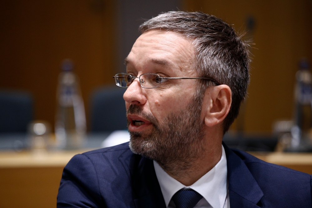 Brussels,,Belgium.,6th,Dec.,2018.,Herbert,Kickl,,Minister,Of,Interior