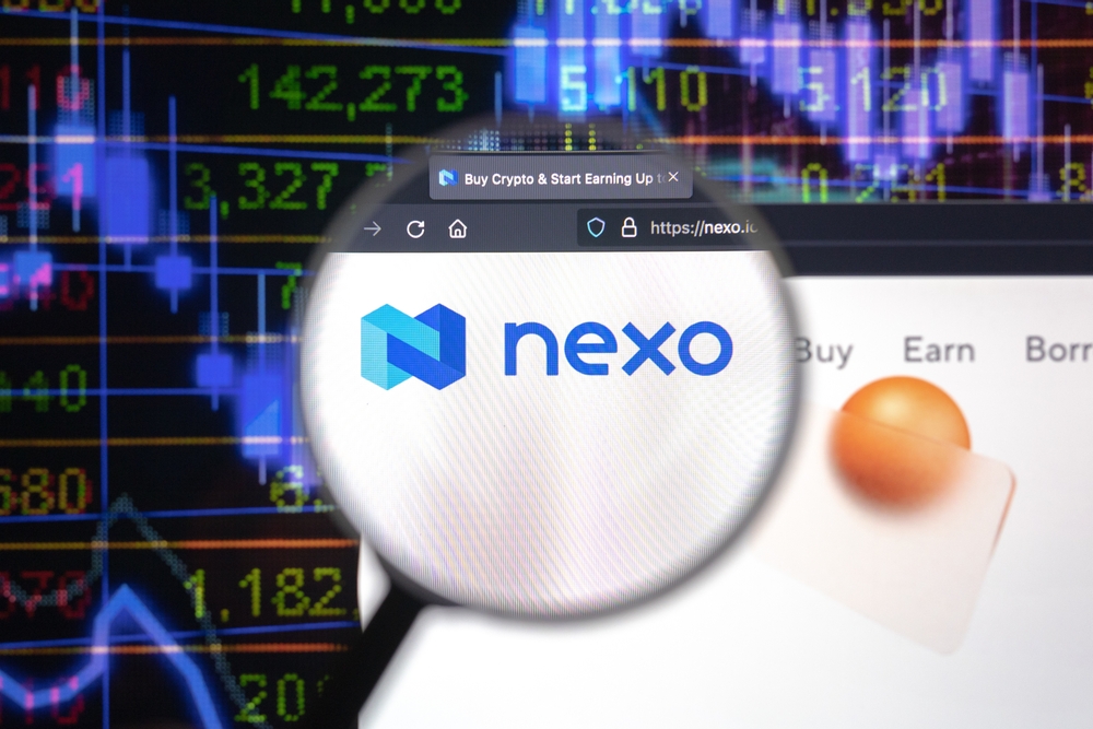 Kaufbeuren,,Germany,-,January,22,,2022.,Nexo,Crypto,Company,Logo