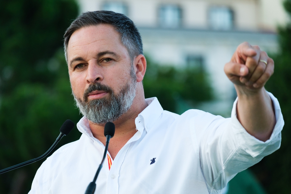 The,Leader,Of,The,Vox,Party,,Santiago,Abascal,During,The