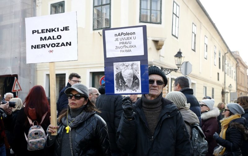 Whistleblower-Gesetz: Kroatische Journalisten gehen auf die Straße