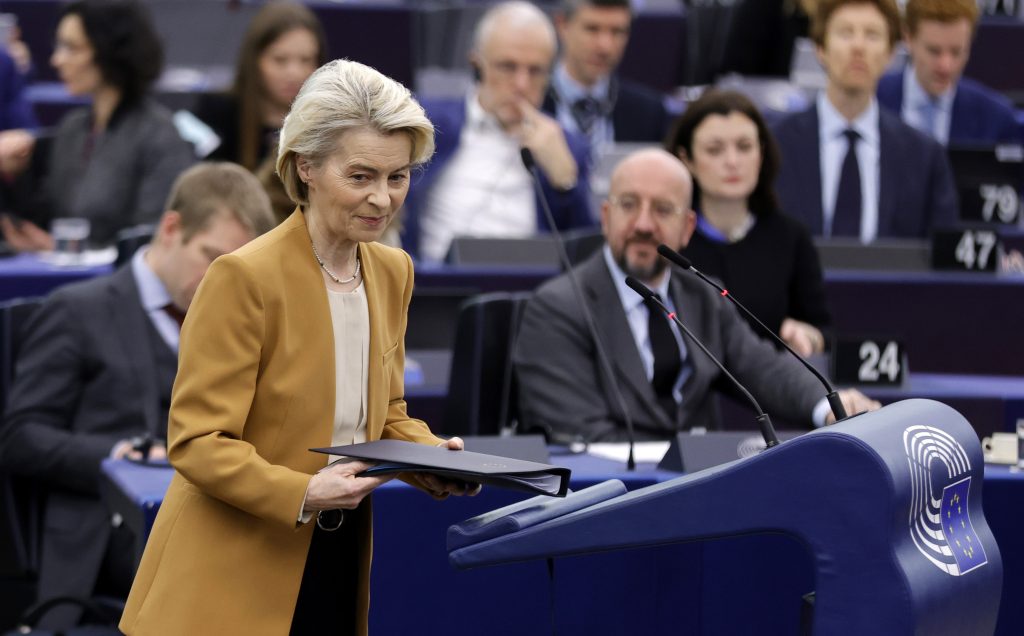 Plenary session of the European Parliament in Strasbourg