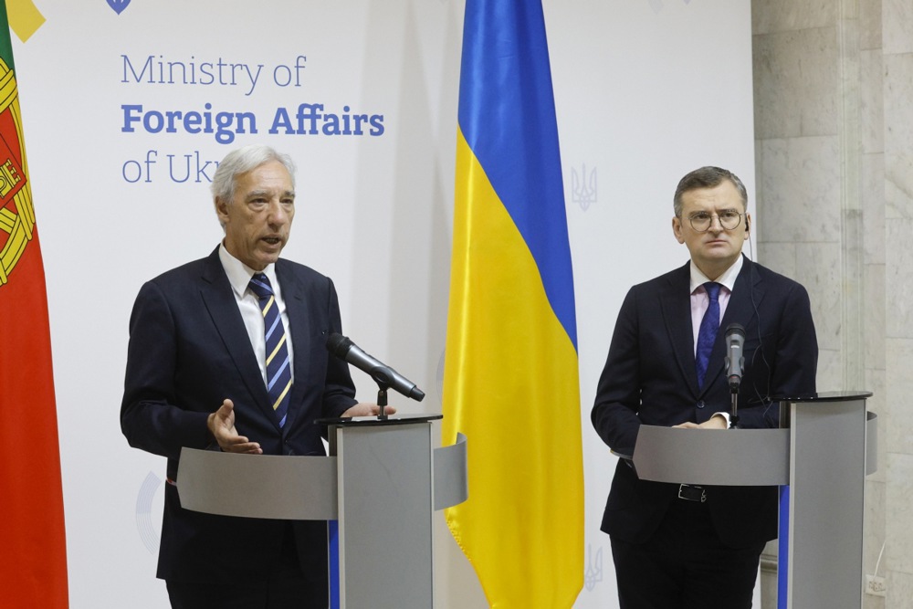 Portuguese Foreign Minister Joao Gomes Cravinho visits Ukraine