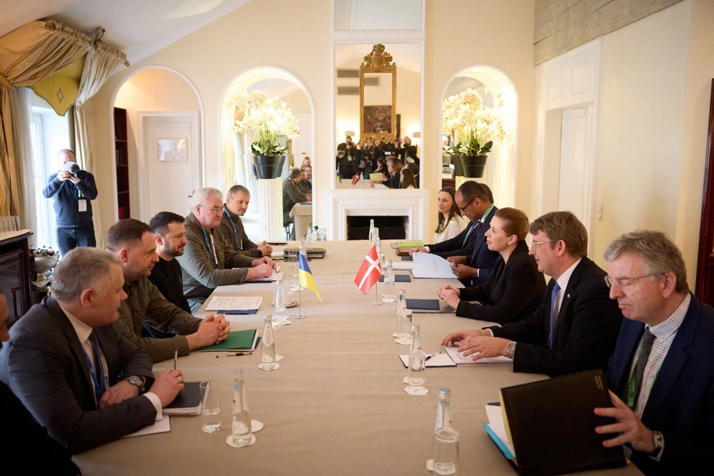 Ukrainian President meets Danish Prime Minister at Munich Security Conference