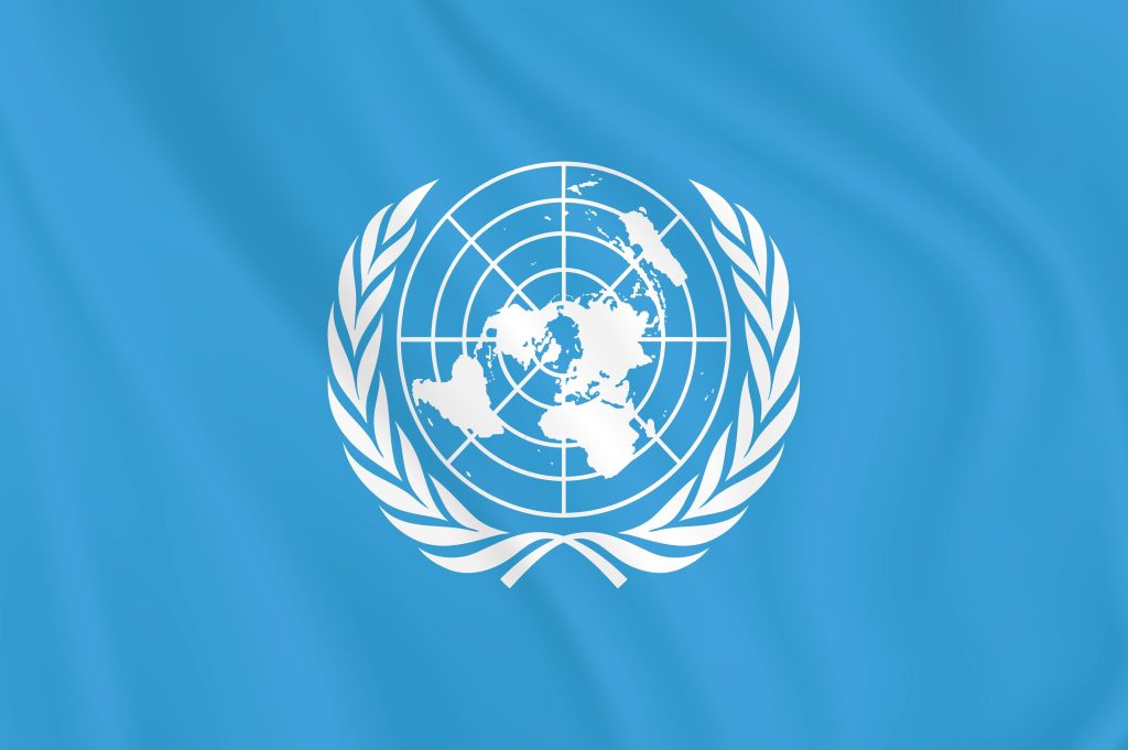 Flag,Of,The,United,Nations.,United,Nations,Flag,Vector.,Un