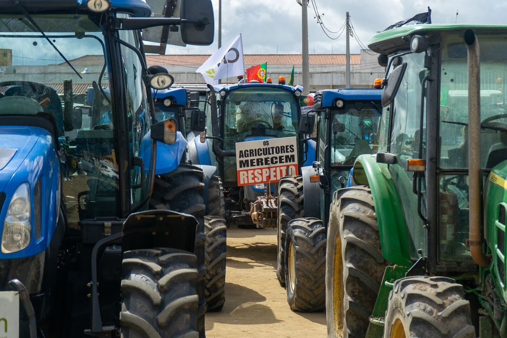 Évora,,Portugal,,March,24,,2023.,Manifestation,Of,Portuguese,Farmers,In