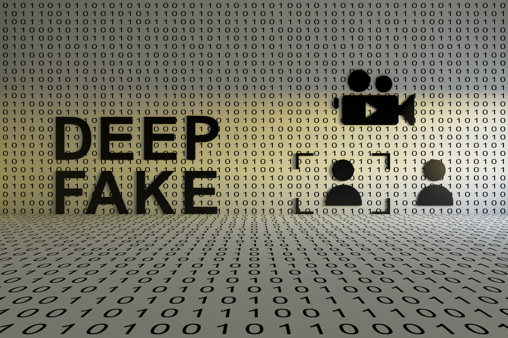 Deep,Fake,Concept,Text,Sunlight,3d,Illustration