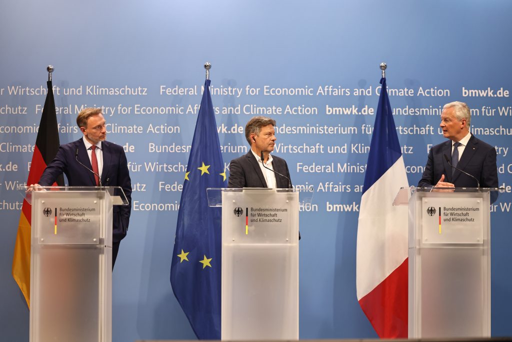 French Economy and Finance Minister Bruno Le Maire visits Berlin