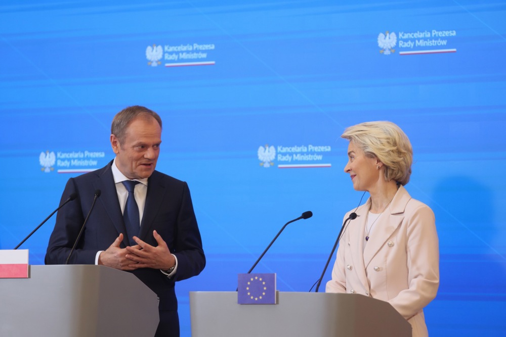 Belgium’s prime minister and the president of the European Commission visit Warsaw