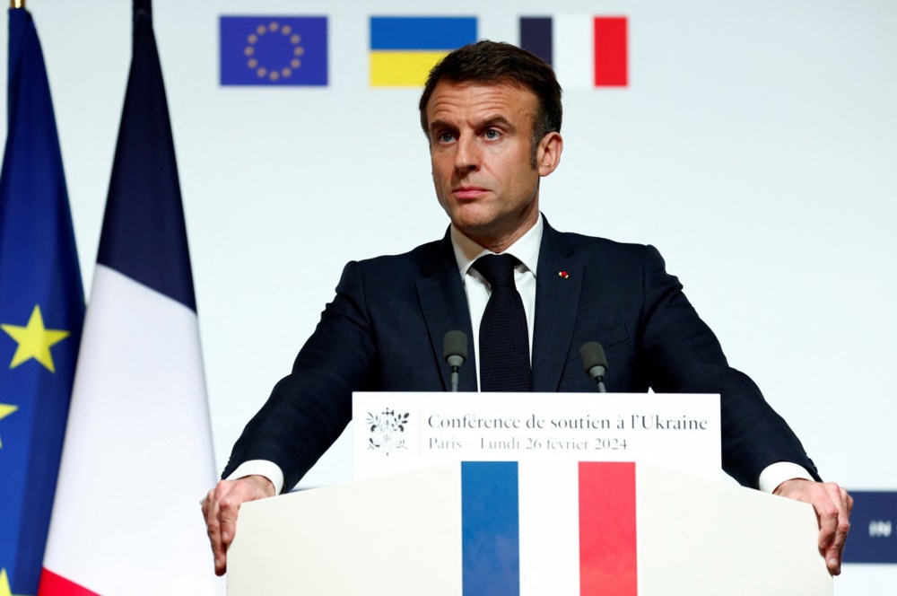 French President Emmanuel Macron hosts international conference in support of Ukraine