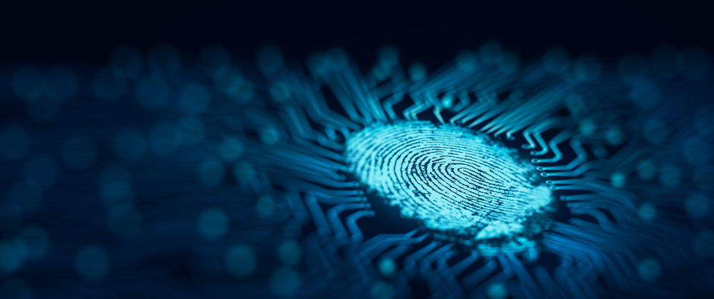 Future,Security,Technology.,Fingerprint,Scan,Provides,Security,Access,With,The