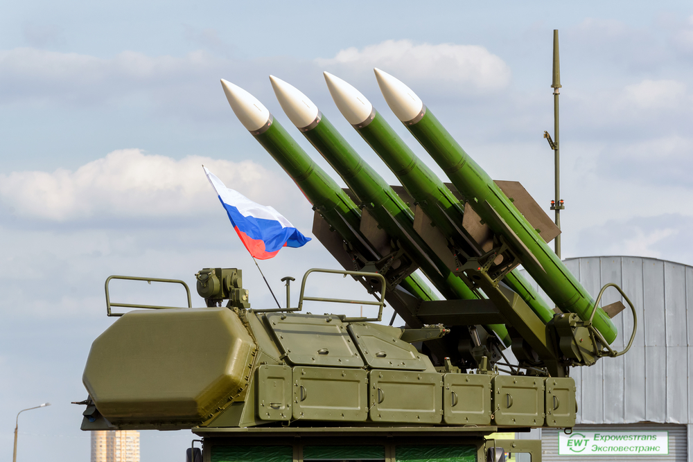 Russian,Missile,System,Buk-m2,At,Maks,,Modern,Weapon,Of,Russian