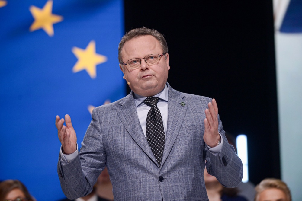 Left party election campaign to European Parliament in Warsaw