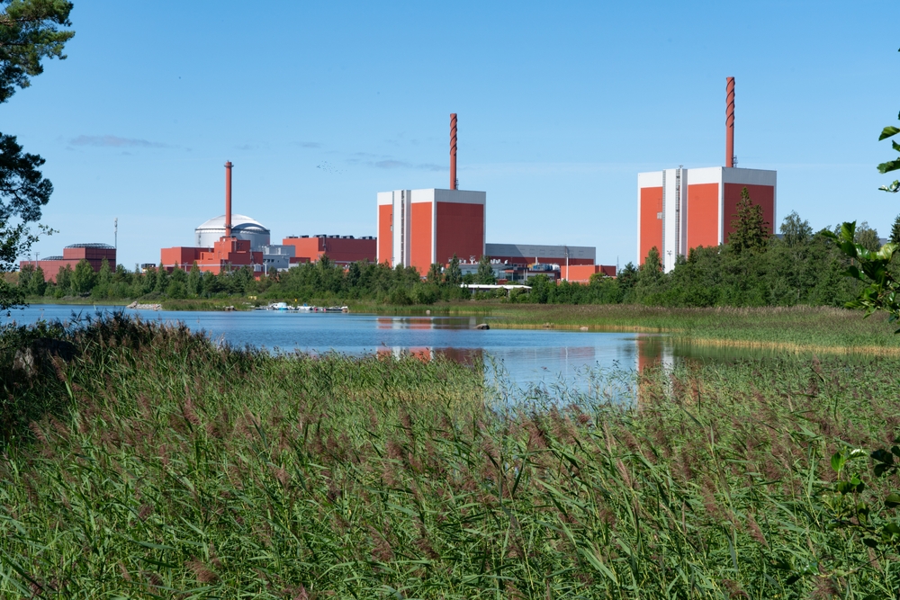 Olkiluoto,Nuclear,Power,Plant,Located,Near,Rauma,Finland.,Sunny,Summer