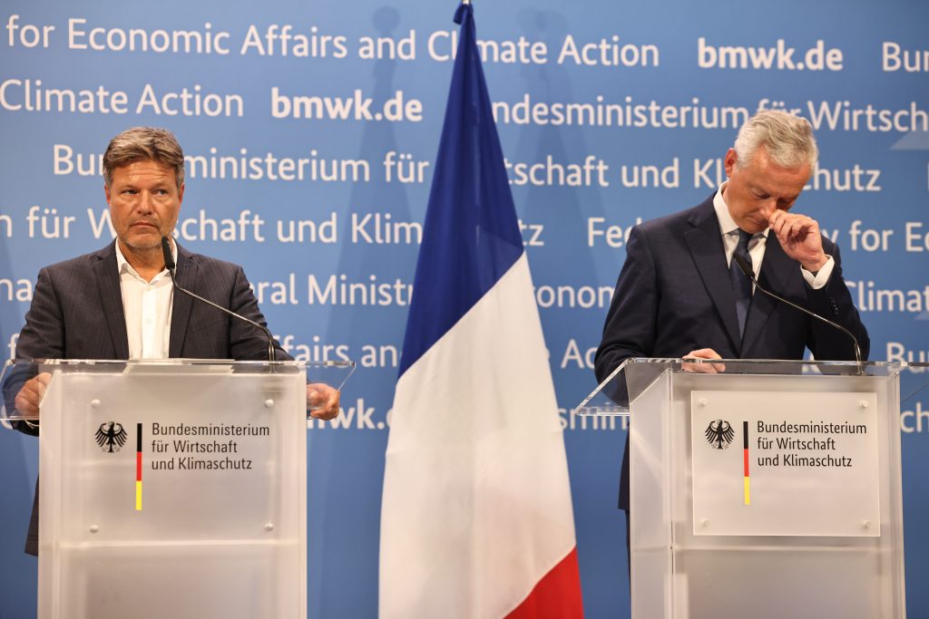 French Economy and Finance Minister Bruno Le Maire visits Berlin