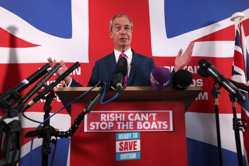 UK-Wahlen: Brexit-Fan Farage hofft auf den zweiten Platz