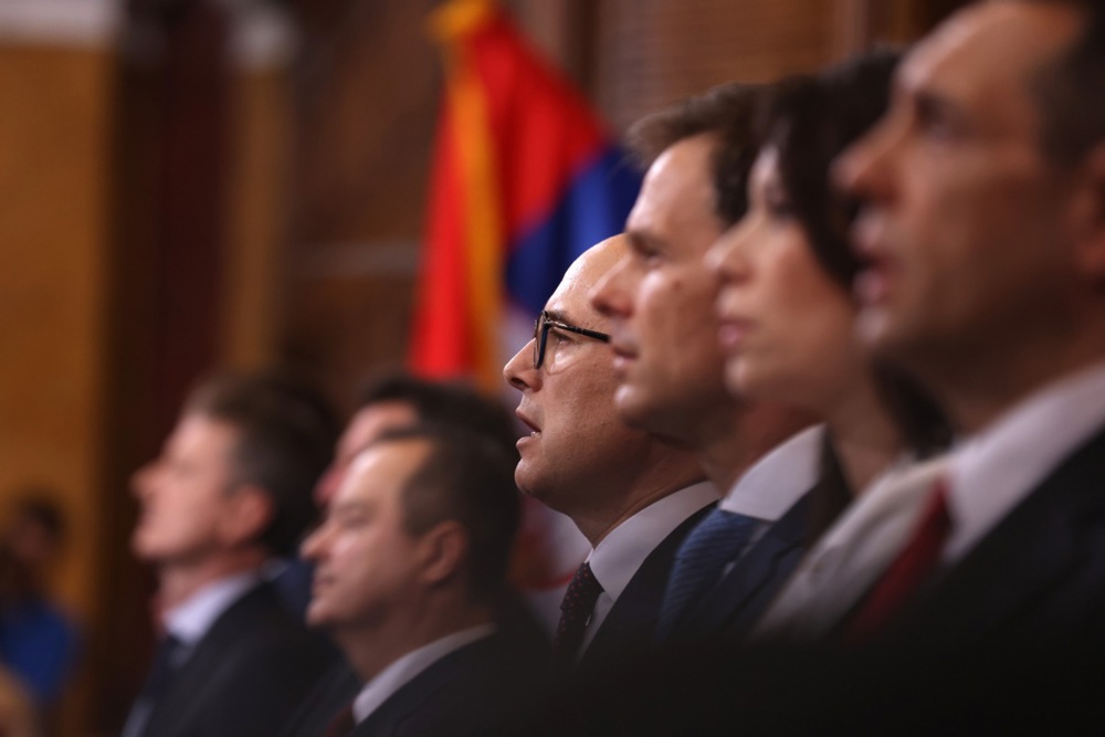 New Serbian government led by Prime Minister Vucevic takes oath of office in Belgrade
