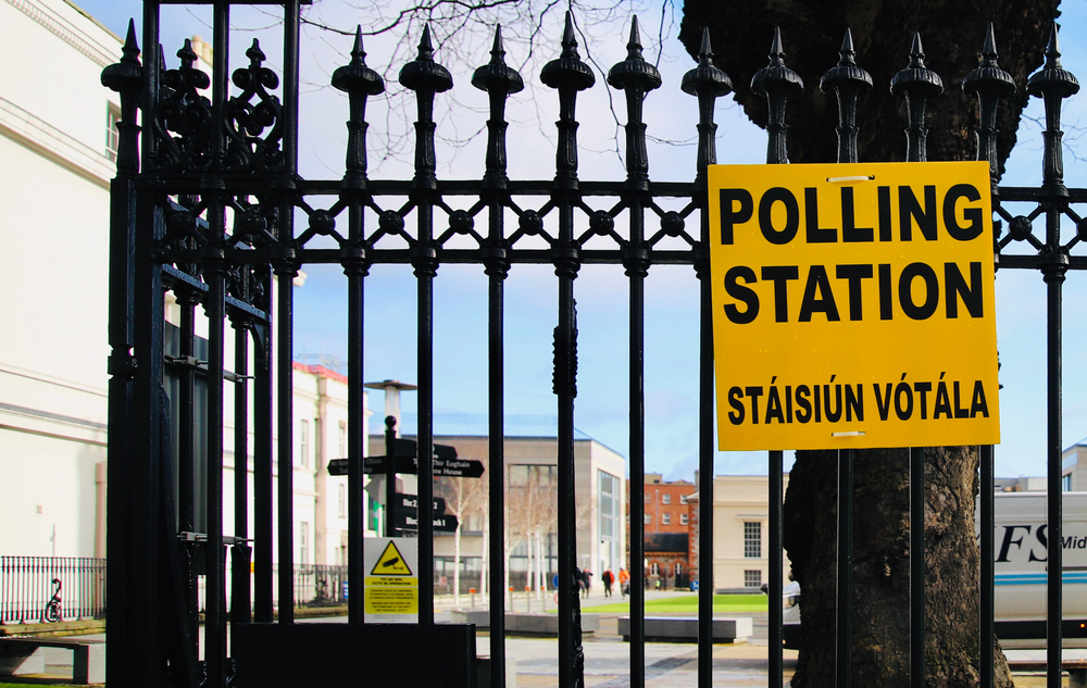 A,Sign,Outside,A,Polling,Station,In,Dublin,,Ireland,Guides
