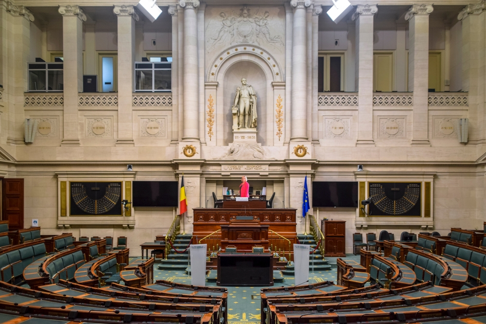 Brussels,,Belgium.,Sep.11,2023:,Interior,View,Of,The,House,Of,Representatives