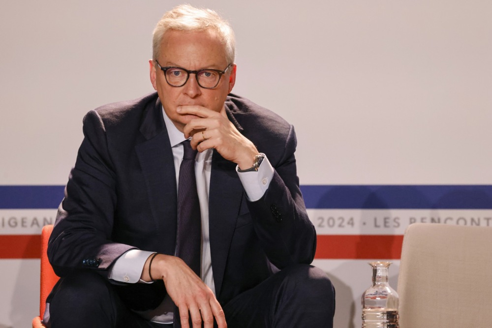 French President Macron holds conference with high ranking civil servants