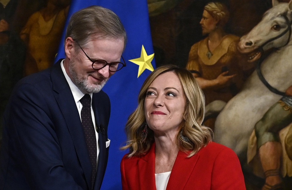 Czech Prime Minister Petr Fiala visits Rome