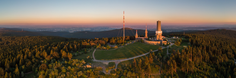 Panoramic,View,On,The,Summit,Of,The,Mountain,Feldberg,,The