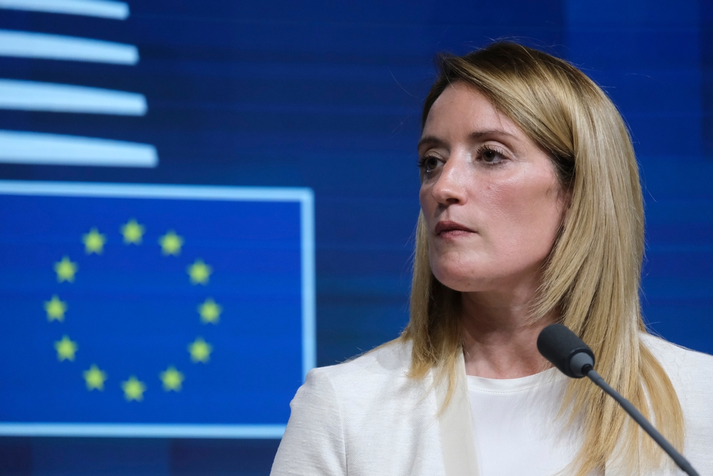 Brussels,,Belgium,On,Jun.,24,,2022.president,Of,The,European,Parliament